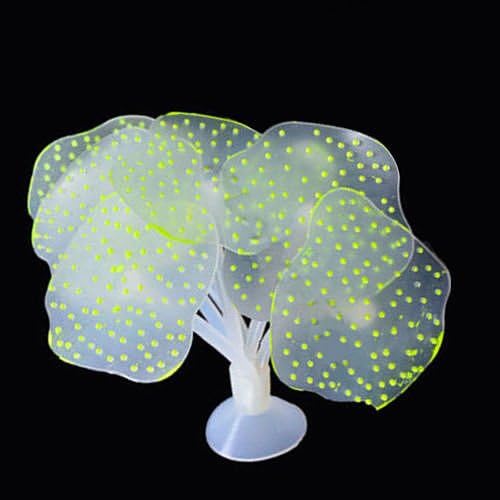 New Ornament Artificial Plant Grass Coral Lotus for Fish Tank Aquarium D?cor Coral Yollow No.05