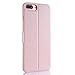 iPhone 8 Plus Case,AutumnFall Full Protective Anti-Scratch Resistant Butterfly Decoration Leather Cover Case for Apple iPhone 8 Plus 5.5 Inch (2017) (Rose Gold)