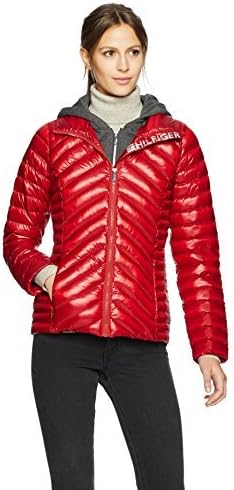 tommy hilfiger packable down jacket womens