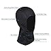 Face Mask, Wind-Resistant Hinged Balaclava, Black
