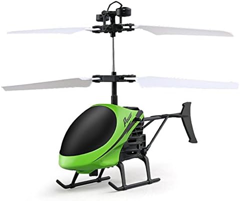 RC Quadcopter,YIWULA Flying Mini RC Infraed Induction Helicopter Aircraft Flashing Light Toys For Kid (green)