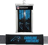 NFL 96728 Carolina Panthers Seat Belt Pads 2 Pack