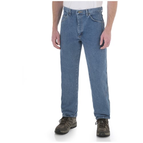 Men's Wrangler Rugged Wear Classic Fit Jeans, STONEWASH, W40