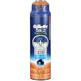 Gillette Fusion ProGlide Sensitive 2 in 1 Shave Gel, Ocean Breeze, 6 Ounce