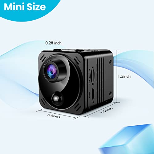 Mini Spy Camera Hidden 4K WiFi Wireless Nanny Cam Small Indoor