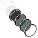 Neewer for DJI OSMO /OSMO Plus / Inspire 1, Multi-coated 4 Pieces Filter Kit: UV Filter + CPL Filter + ND16 Filter + ND Fader Adjustable ND2-ND400 Filter