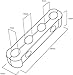 Upgr8 U8202-1007 Aluminum 8mm 9mm 10mm Wire Separator Divider (Purple)