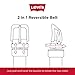 Levi's Men's Reversible Casual Jeans Belt, Brown/Black, 40 (Waist 38)
