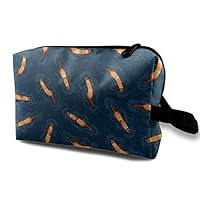 Swimming Otters Makeup Bag Pouch Purse Cosmetic Organizer for Women