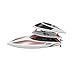 Blexy Remote Control Boat 2.4Ghz 4CH Electric RC Speed Boat with Two Hatches for Lakes