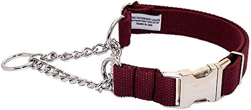 The Ultimate Leash Cotton Series Martingale Dog Collar | Adjustable, Premium, Heavy Duty, Durable, Strong Training Collar | Made in The USA