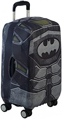 Super Heroes Travel Carry On Luggage Cover for Suitcase 18-22 inches (Batman Suit Up)