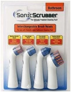 SonicScrubber Bathroom Interchangeable Brush Heads SonicScrubbers, LLC by Sonic