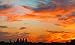 Train Junkies California Sunset- Railroad Backdrop HO Scale