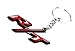 iJDMTOY (1) Red R/T RT Key Chain Fob Ring Keychain For Chrysler Dodge Jeep