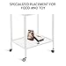 LAZY BUDDY 67″ Bird Cage, Large Wrought Iron Round Bird Cage with Stand for Parakeets, Cockatiel, Budgle and Other Birdsthumb 4