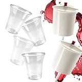 600 Communion Cups with Two Wine Cup Fillers - Church Supplies - Fits Service Tray - 12 Oz Wine Dispensers - Convenient Time Saver