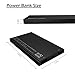 Portable Charger 5000mAh External Battery Cell Phone Backup Battery Charger (Black)