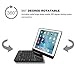 New iPad 9.7 Keyboard Case, MMUSC 7 Color Backlit Keyboard Case Cover 360° Rotate Smart Keyboard Case with Auto Wake/Sleep for iPad pro 9.7, 2017 New iPad 9.7, iPad Air, iPad Air 2-Black