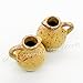 Odoria 1:12 Miniature 2PCS Antique Clay Jug Dollhouse Kitchen Accessories