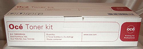 Genuine Original Oce Brand 1060099404 Toner Cartridges (1060047449). Contains (2) Toners and (1) Waste Toner. For Use In: PlotWave 750 and TDS750 (TDS-750).