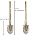 ROSE KULI Military Folding Shovel Multitool - Compact Backpacking Tactical Entrenching Tool for Hunting Camping Hiking Snow Car Shovel with Carrying Case
