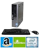 Dell Optiplex 9010 Ultra Small Desktop PC, Intel Quad Core i5 Processor, 16GB RAM, 512GB Solid State Drive, Windows 10 Professional, DVD, HDMI, Bluetooth, Keyboard, Mouse, WiFi (Renewed)
