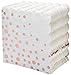 100 Rose Gold Polka Dot Napkins on Scalloped Edge Napkin Rose Gold Foil Paper Disposable Luncheon Napkins for Birthday Party Wedding Dinner Baby Bridal Shower Anniversary Christmas Confetti Supplies