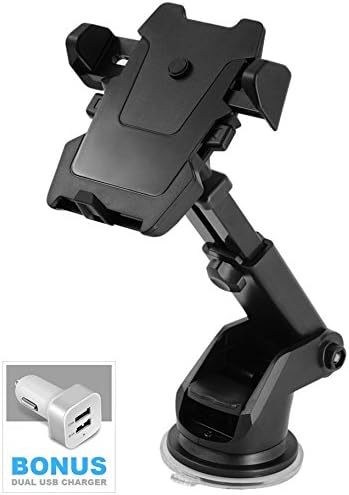 Oxtech Universal Car Mount Holder With Free Dual USB Car Charger