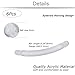 Jstyle 24Pcs Acrylic Body Piercing Jewelry Clear Nose Lip Eyebrow Piercing Ring for Women Men 16-18G