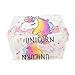 HENGSONG Women Girls Unicorn Transparent Makeup Pouch Cosmetics Bag Key Bag Coin Purse Stationery Case Pencil Case with Zipper Gifts (Color 1)