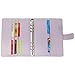 Personal Organizer, A5 Spiral Binder,Agenda Planner, with Zip Pouch Bag x1, Today Bookmark Ruler x1, PP Plate Tab x1, Multifunctional Notebook, Harphia-A5 9.06 x 7.28'',Lavender
