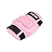 KUKOME Child Sports Protective Gear Safety Pad Safeguard Knee Elbow Wrist Support Pad Set Equipment for Children Roller Bicycle BMX Bike Skateboard Extreme Sports Bogu Protector Guard Pads (Pink)