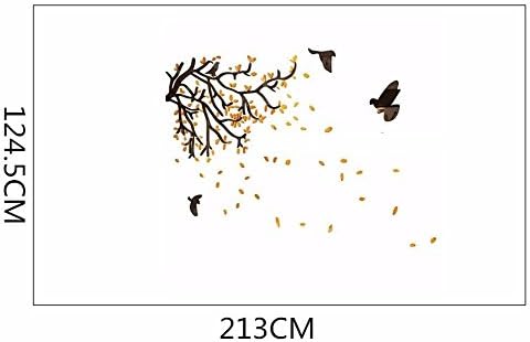 Ghaif Light tree acrylic 3d tv sofa bed rooms are decorated in a background paper self-adhesive,a2,213124.5cm Removable For bedroom living room kitchen TV background wall bathroom dormitory office