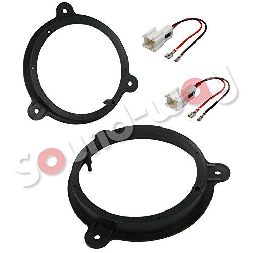 Soundway Spacer rings adapters kit for 165mm 6.5" speakers for DACIA
