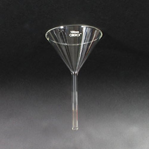 Glass Filtering Funnel, 100mm Dia., 60Â° Angle, Borosilicate