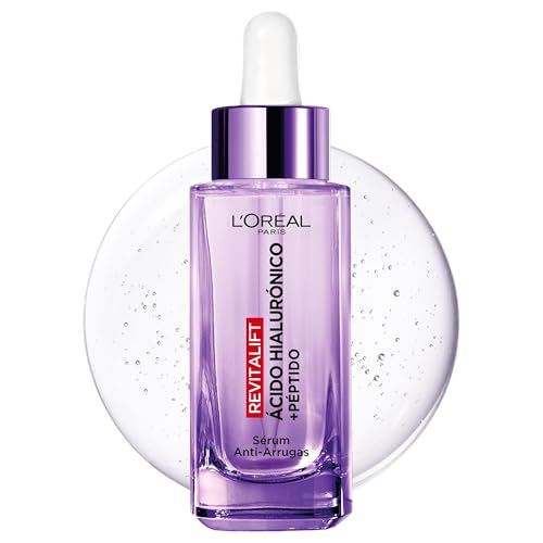 Revitalift Filler Sérum Antiarrugas con Ácido Hialurónico, Péptidos. Nº1 del Mundo. Hidratación Duradera y Profunda. Ilumina y Rellena en 1H. Inspirado en Cosmética Coreana, 30ml