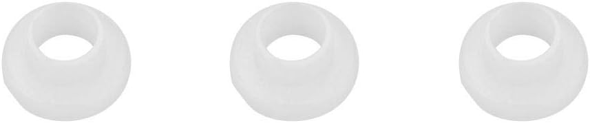 table spacer washer, Hilitand 100 Piece Hub Washer, Insulated Plastic Transistor Washer Kit (TW-3 (100pcs)) Insulated Washer - Image 3
