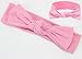 DANMY Baby Girl Nylon Headbands Newborn Infant Toddler Hairbands with Bows Children Hair Accessories (Bow Kont(as Shown))