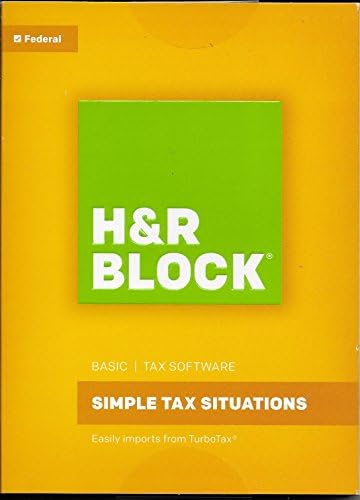 H&R Block 2016 Basic Tax Software Federal (Windows and Mac)