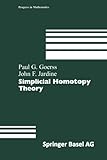 Image de Simplicial Homotopy Theory (Progress in Mathematics)