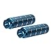 Amotor Bike Pegs, 2Pcs Aluminum Alloy Anti-Skid Lead Foot BMX Pegs (Blue)