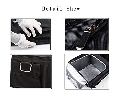 Car Foldable Waterproof Auto Rear Trunk Cargo Organizer Storage Container Car Trunk Container Compatible Tesla Model S Model X - Thumbnail 3