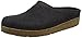 Haflinger Unisex Grizzly Slip-On,Charcoal,42 EU (US Women's 11 M, Men's 9 M)