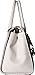 GUESS Women's Arianna Box Satchel Cement Handbag