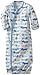 Magnificent Baby Unisex-Baby Newborn Gown, Blue Hot Dog, Newborn-3Months (5-12 lb)