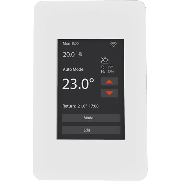 HEATIT ET-7AW Touchscreen Programmable Thermostat with Voice Control with  WiFi - Amazon.com