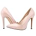 Zbeibei Women's PU Faux Leather High Heels Corset Style Pumps Court Work Women Shoes