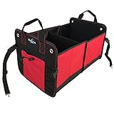 Big Ant Car Trunk Organizer Durable Collapsible Cargo Storage Trunk Organizer with Straps to Prevent Sliding-Best for SUV, Truck, Auto, Vehicle