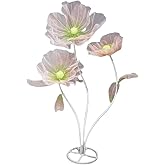 Giant Flowers for Decoration - 5.58 Ft Adjustable Waterproof 3D Silk Faux Large Flowers Decor for Birthday Party Garden Office Home Wedding Hotel Shop Window Display (Pink)